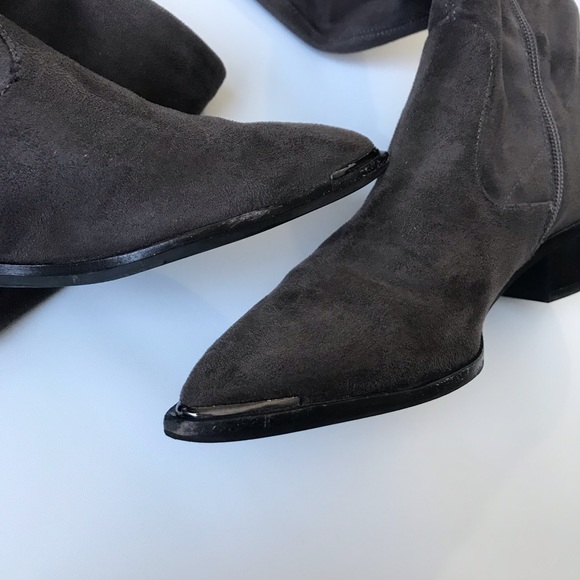 Marc Fisher Gray Yenna Over The Knee Boots - Picture 8 of 8